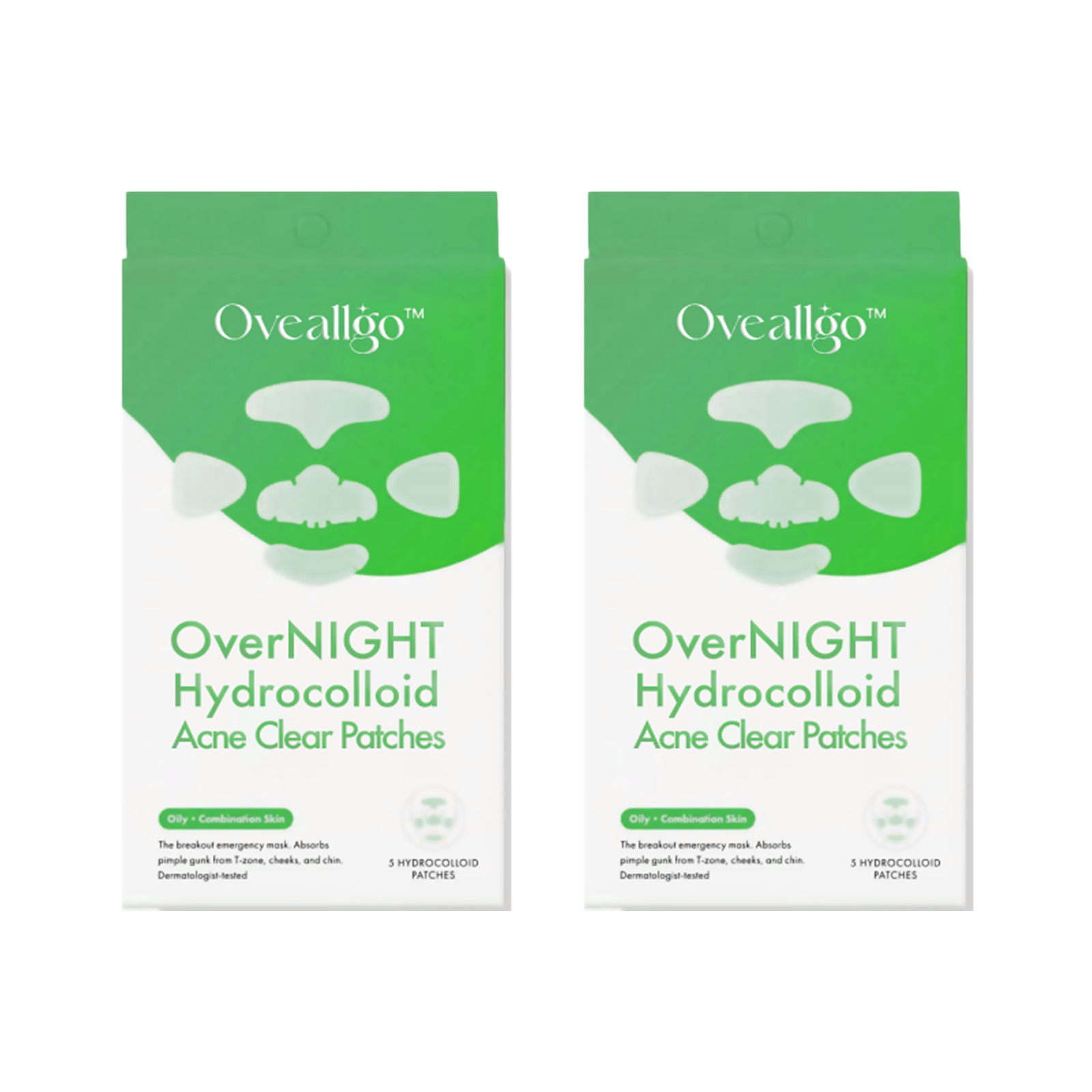 Oveallgo™ Overnight Hydrocolloid Acne Clear Patches