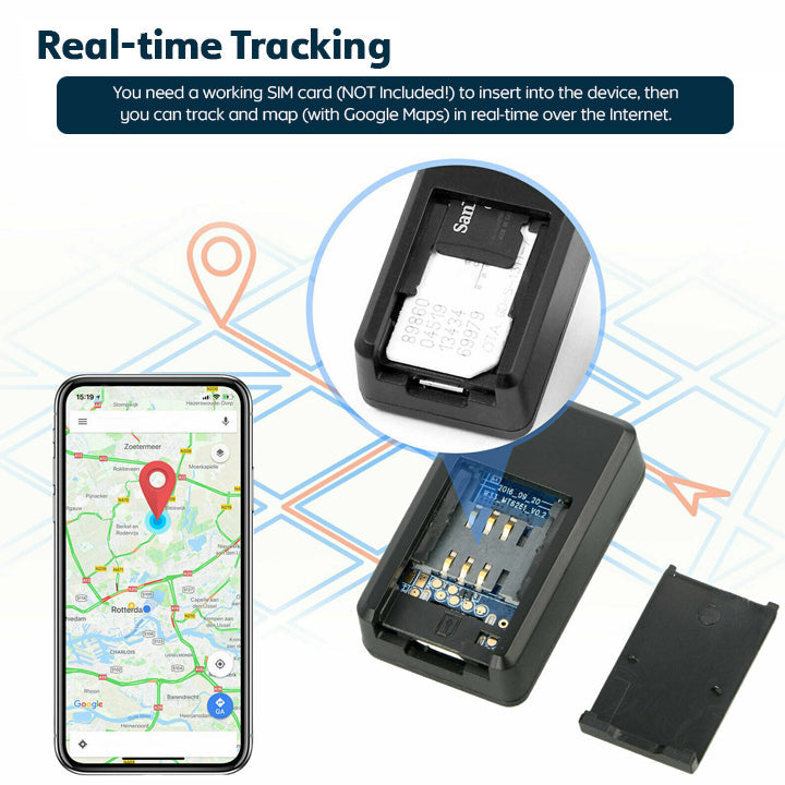 iRosesilk™ ShadowTrack Mini Magnetic GPS Tracker